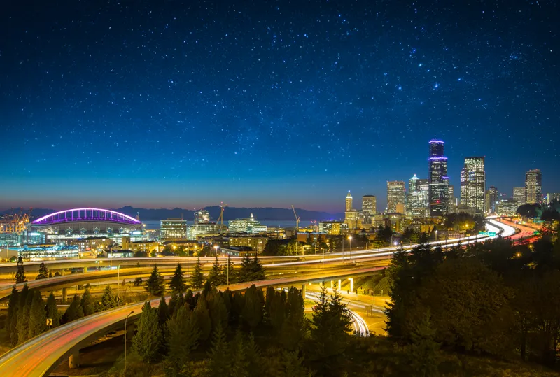 Seattle Skyline at Night