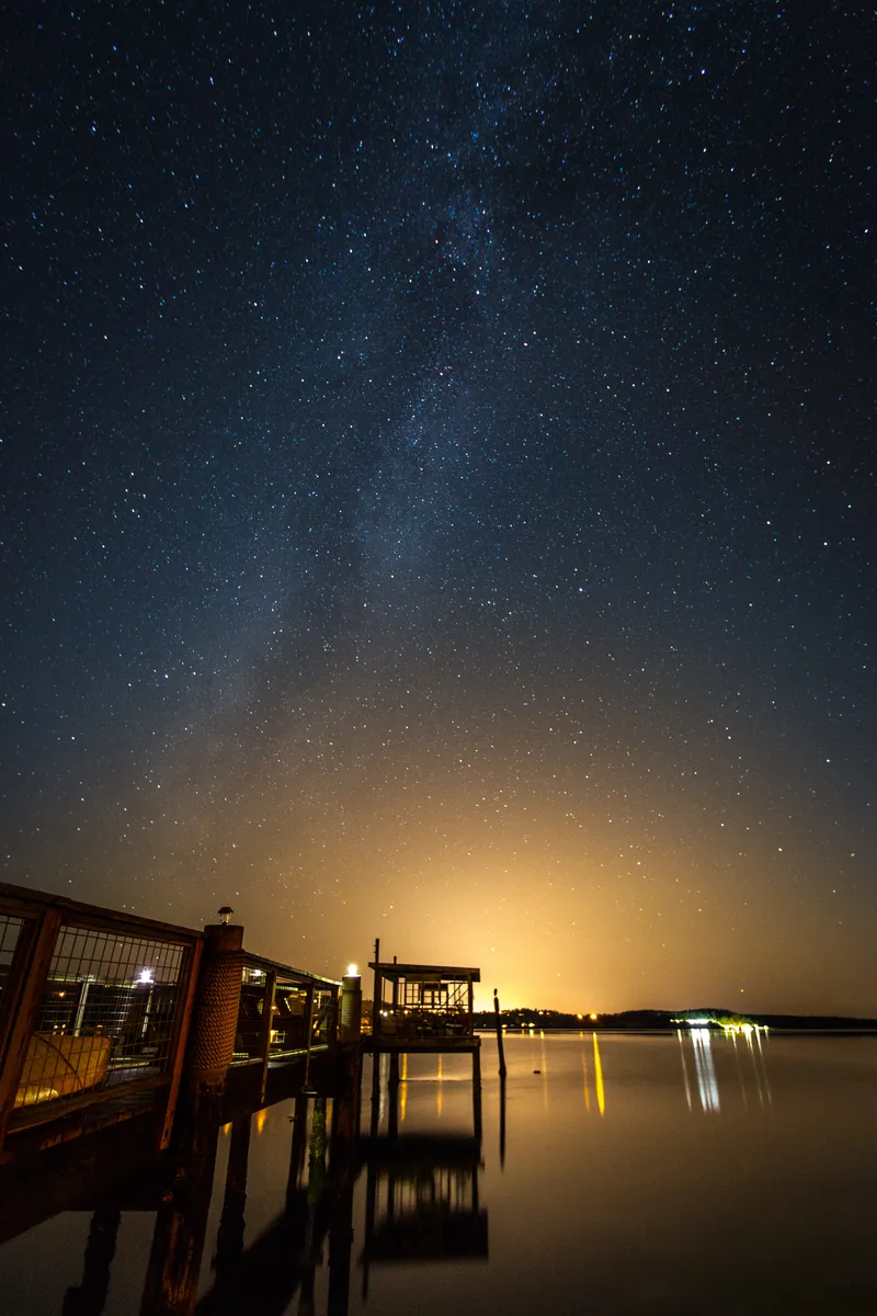 Starry Night Over the Dock