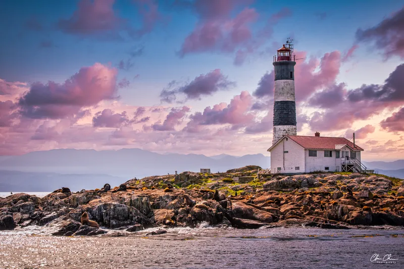 Lighthouse at Sunset
