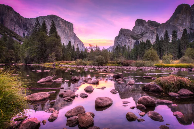 Yosemite Valley at Sunset