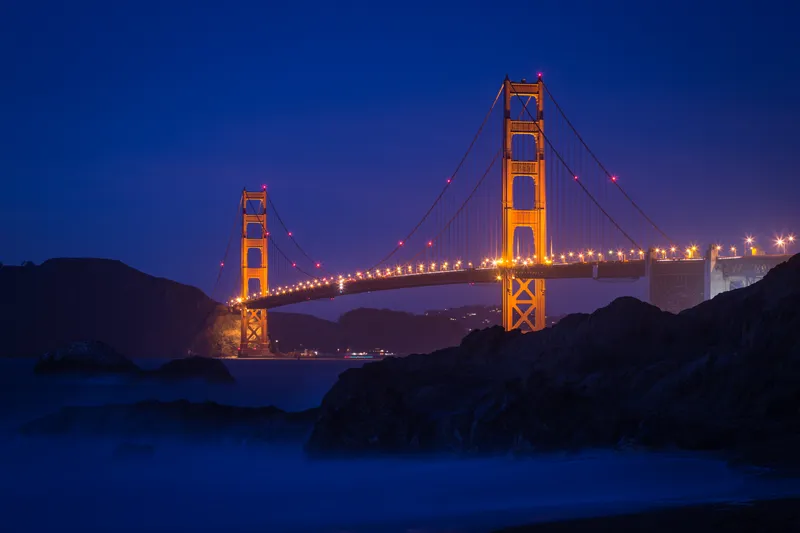 Golden Gate Bridge at Night
