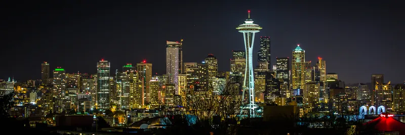 Seattle Night Panorama