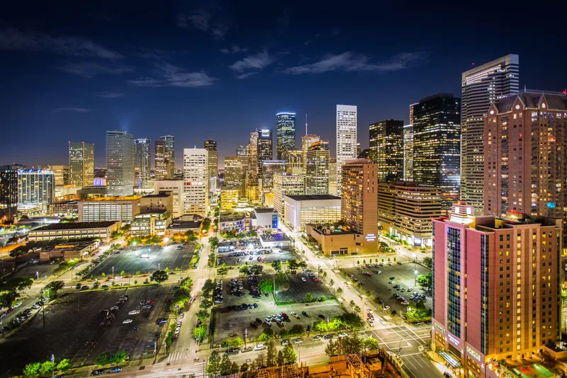 Houston Skyline at Night