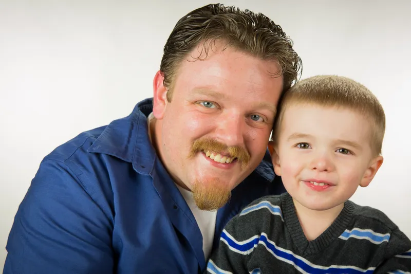 Father and Son Portrait