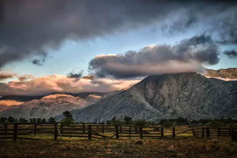 Mountain Ranch at Sunset